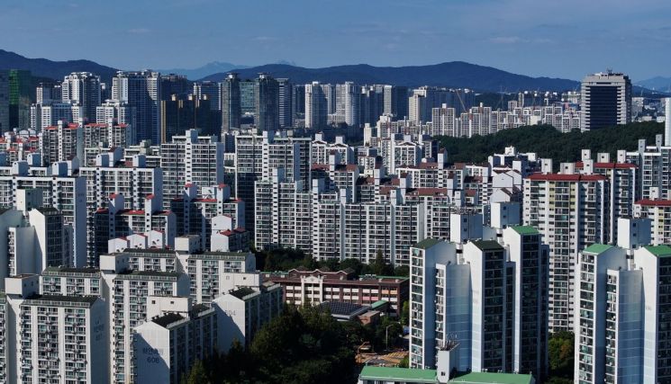 경기도 성남시 분당구 일대 아파트 단지. 연합뉴스