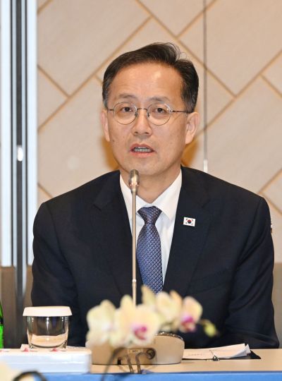 국제통화기금(IMF)/세계은행(WB) 연차총회 및 주요 20개국(G20) 재무장관·중앙은행 총재 회의, 주요 7개국(G7) 재무장관·중앙은행 총재 회의 참석차 태국 방콕을 방문한 이형일 부총리 겸 재정경제부 장관이 