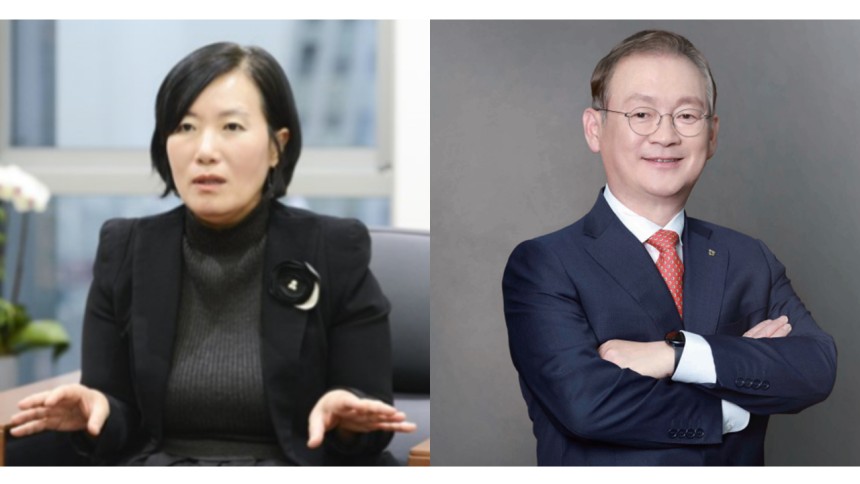 박정림(왼쪽) 전 KB증권 대표와 정영채 전 NH투자증권 대표 /사진=KB증권,NH투자증권 홈페이지