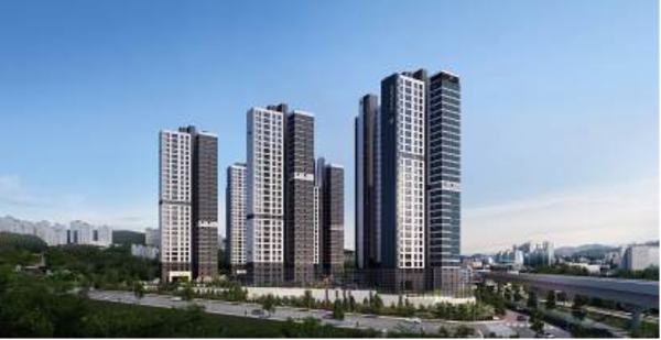 용인 푸르지오 클루센트 투시도./사진=HM그룹