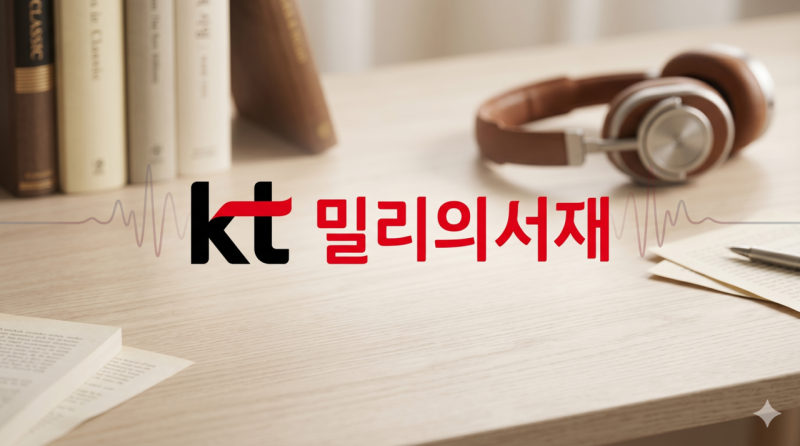 KT밀리의서재, 지니뮤직과 오디오 제작…IP 경쟁력 높인다