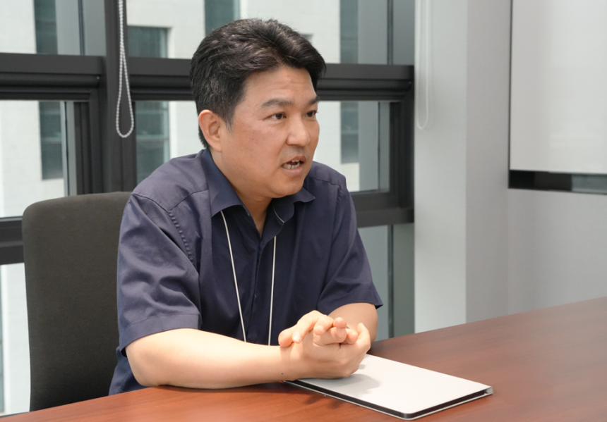 정상곤 아이티센PNS 보안기술연구소장이 이달 22일 경기 과천시 아이티센타워에서 블로터와 인터뷰를 진행했다. /사진 제공=아이티센PNS