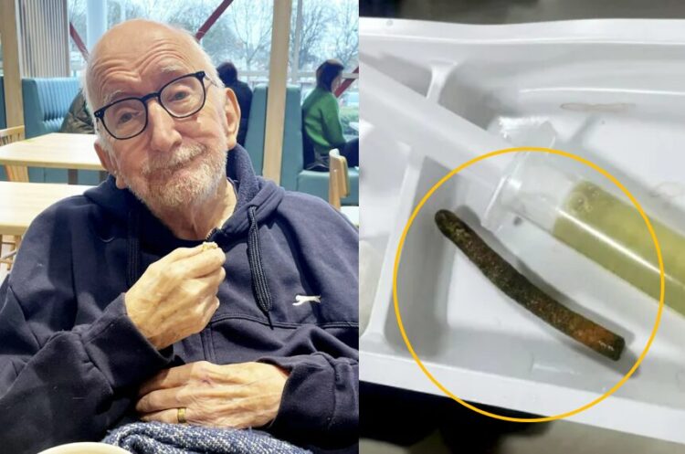 講述了一個80歲的男人在導管導管中遭受了兩年多的故事[photo =捕獲'du -sun'