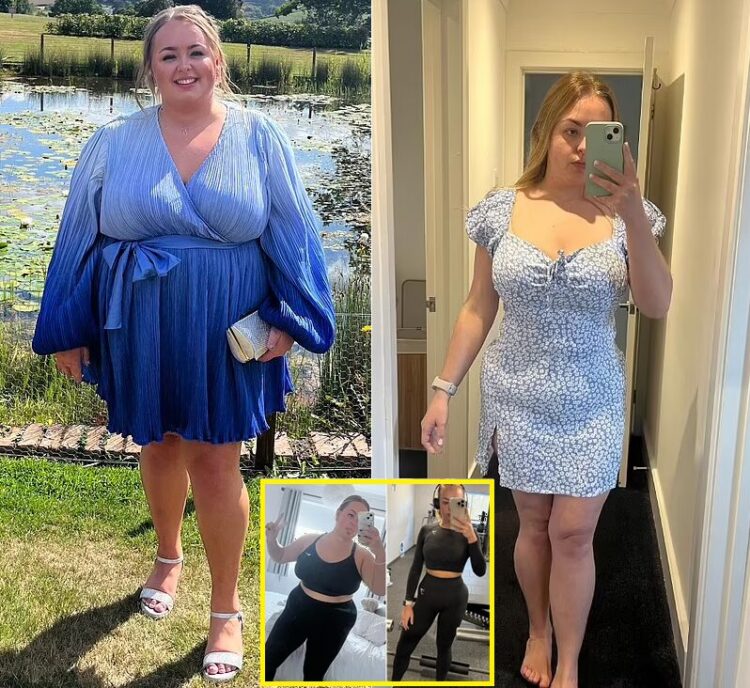 1년 6개월 만에 60kg 감량에 성공한 20대 영국 여성 사연이 공개됐다.[사진=SNS]