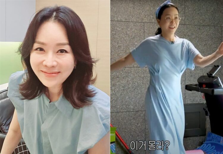 배우 김정난(53)이 꾸준히 하는 운동을 소개했다.[사진=김정난 인스타그램 / 유튜브 채널 '김정난']