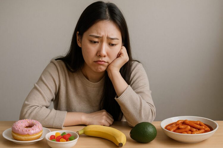 우울할 때마다 달콤한 간식을 찾으면 건강이 나빠질 수 있다.건강을 지키면서 우울감을 날릴 수 있는 음식에는 바나나,아보카도,<a href=