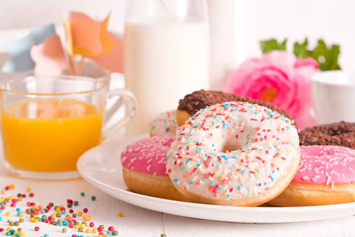 설탕이 들어간 시리얼, 페이스트리, 도넛, 향이 첨가된 요구르트, 심지어 일부 과일 주스도 혈당 수치를 급격히 높일 수 있다. 사진= 게티이미지뱅크