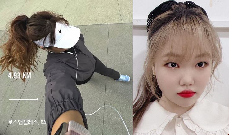 이수현이 러닝을 하고 있다. 사진=이수현 인스타그램