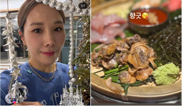 개그우먼 신봉선이 열량이 낮은 음식으로 체중을 관리하고 있다.사진=신봉선 소셜미디어