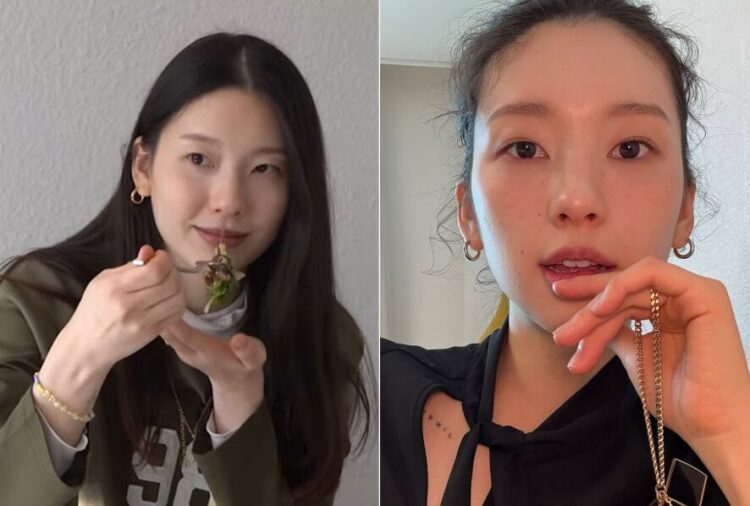 모델 김진경은 지난해 6월 7세 연상 축구 국가대표 김승규와 결혼했다.사진=유튜브 채널 '참진경 Charm Jinkyung'