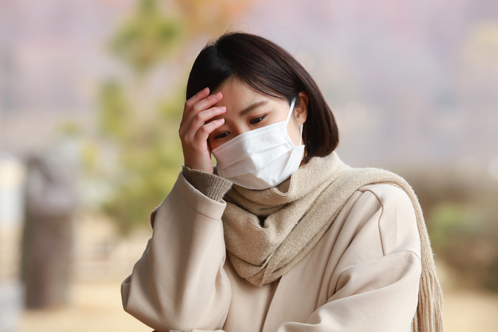 감기와 독감은 바이러스에 의해 발생하는 것이지 찬 공기 때문이 아니다.사진=게티이미지뱅크