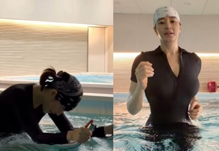 55세 김혜수, 허리가 한 줌이네…비현실적 몸매 비결은 ‘이 운동’?