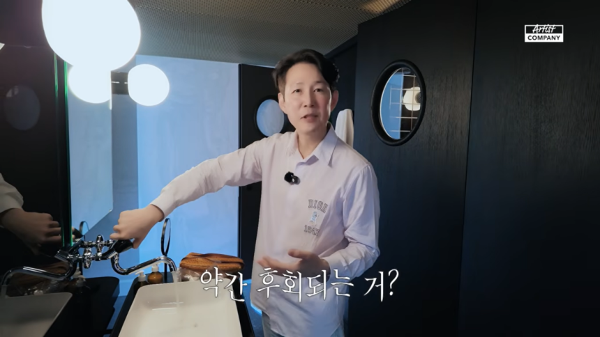 배우 이정재. 사진=유튜브 'Artist Company'