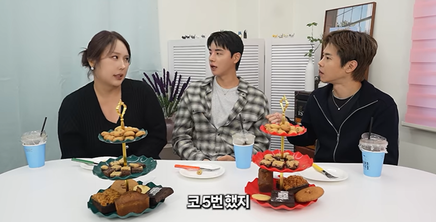 코 수술만 5회를 받은 풍자는 숨 쉴 때 조금 불편함이 있다고 털어놨다. 사진=유튜브 풍자테레비 캡처