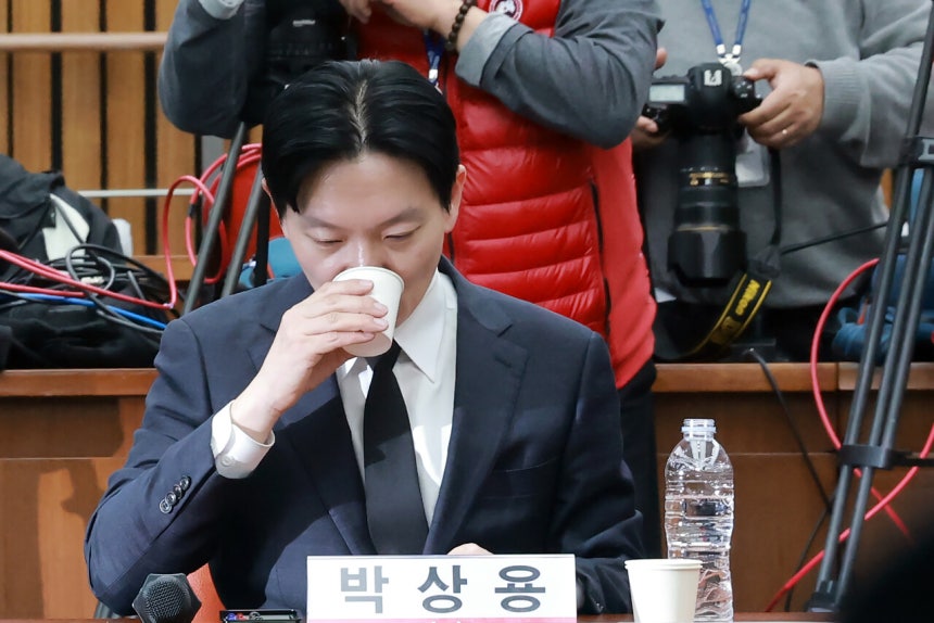 4월7일 국회에 출석한 박상용 인천지검 검사. ©연합뉴스