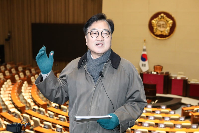 [포토] <b>우원식</b> 의장이 말하는 12.3 비상<b>계엄</b>, 그날의 현장