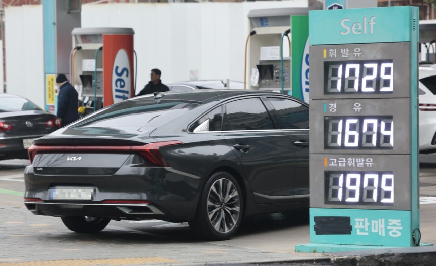 서울 시내 주유소 ⓒ연합뉴스