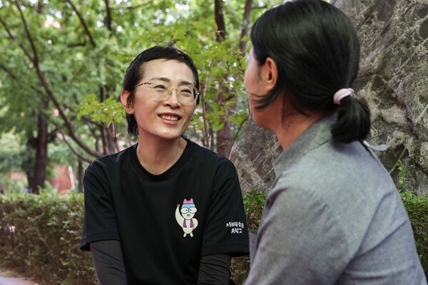 학내 성폭력 사건을 공론화했다가 전보·해임 처분을 지혜복 교사가 서울시중부교육지원청을 상대로 제기한 행정소송에서 승소했다.   ⓒ손상민 사진기자