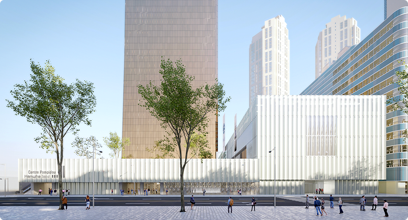 퐁피두 한화의 예상 모습. ⓒ한화문화재단