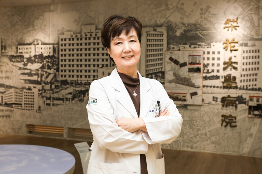 제32대 대한병원협회 회장으로 선출된 유경하 이화의료원장. ⓒ손상민 사진기자