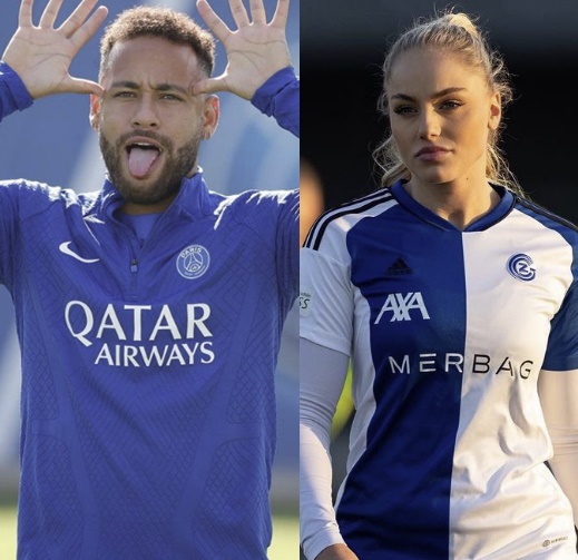 互相点赞的男女足球明星 并排手术台“同病相怜”