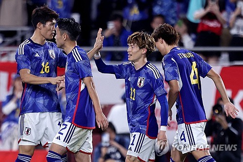 '질주 거침 없다' <b>일본</b>, <b>튀니지</b>와 홈 평가전 2-0 승리…6경기 연속 승리+멀티...