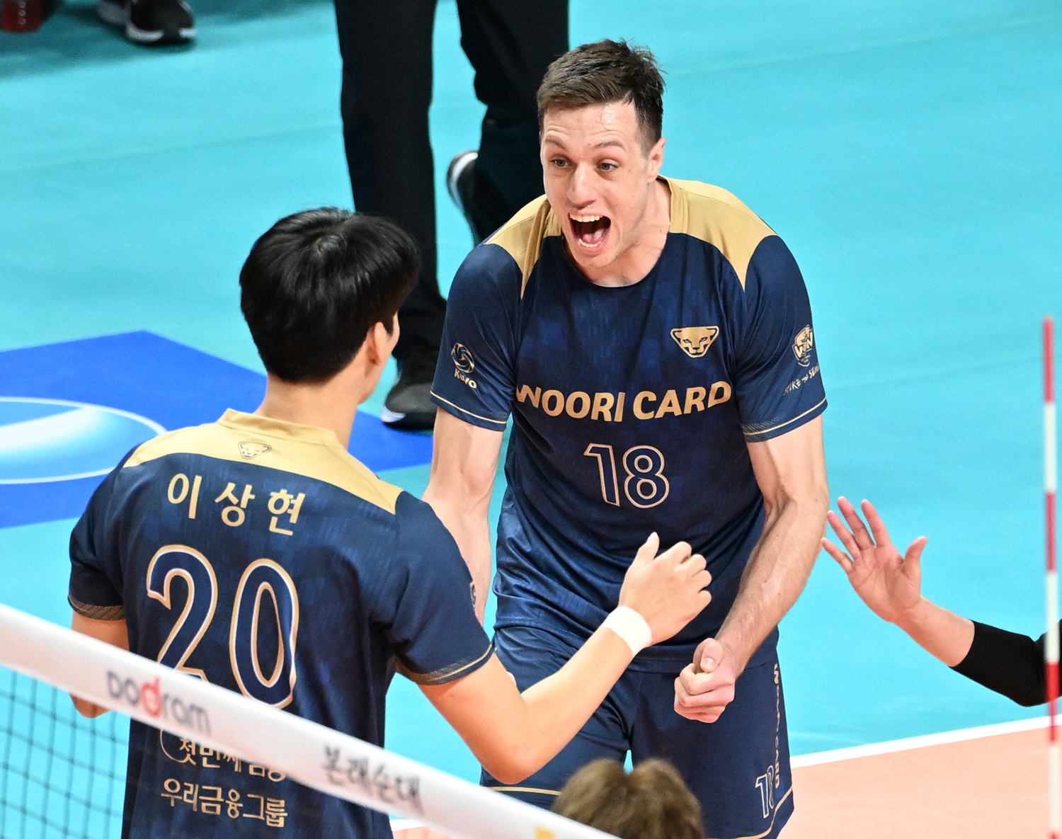 '잘 뽑은 외인' <b>마테이</b>-<b>아베크롬비</b>, V-리그 3라운드 MVP 선정…데뷔 첫 수상