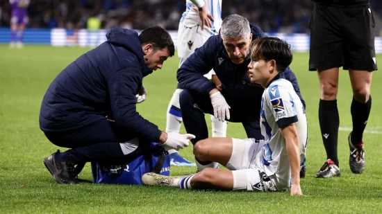 <b>아시안컵</b> '가기 싫어 하던' <b>구보</b>, 스페인서 부상→일본 대표팀 합류 '그대로'