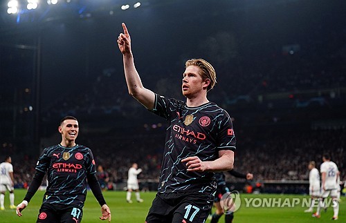 돌아온 KDB '사실상' 1골 2AS...<b>맨시티</b>, <b>코펜하겐</b> 원정 3-1 완승 →英팀 최다...