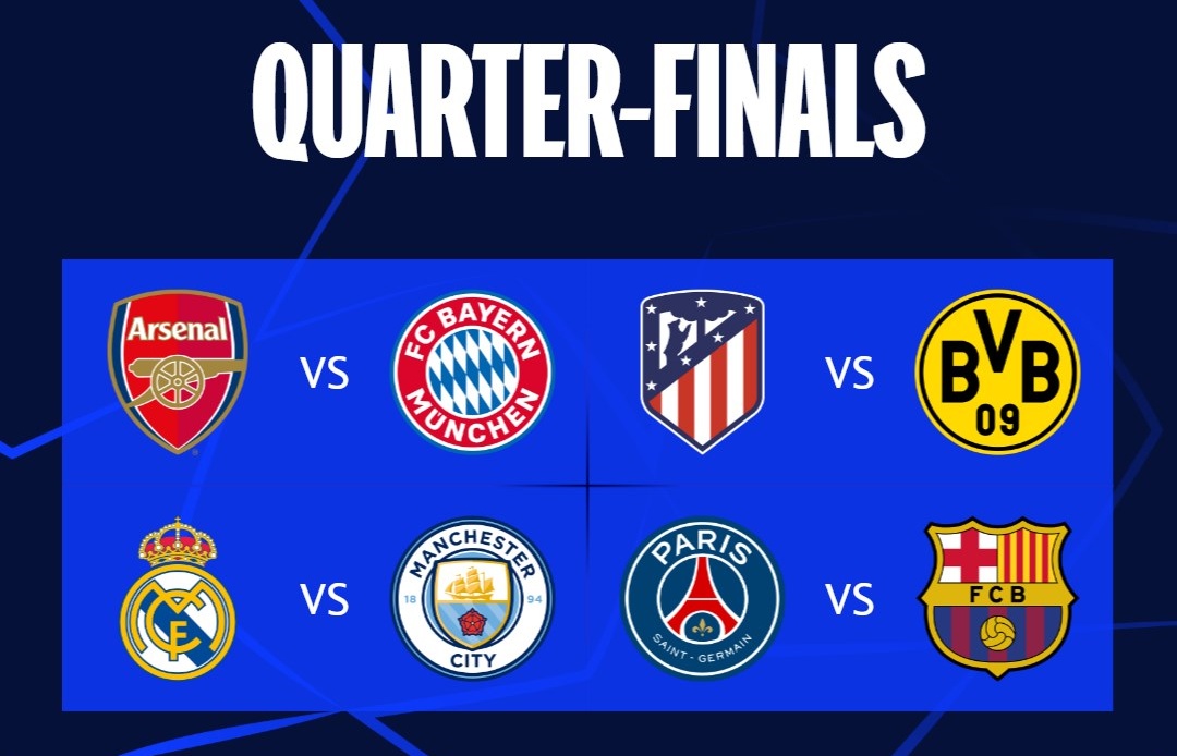 [오피셜] 이강인 청신호↔김민재 적신호…UCL <b>8강</b> 뮌헨-<b>아스널</b>, PSG-바르셀로...