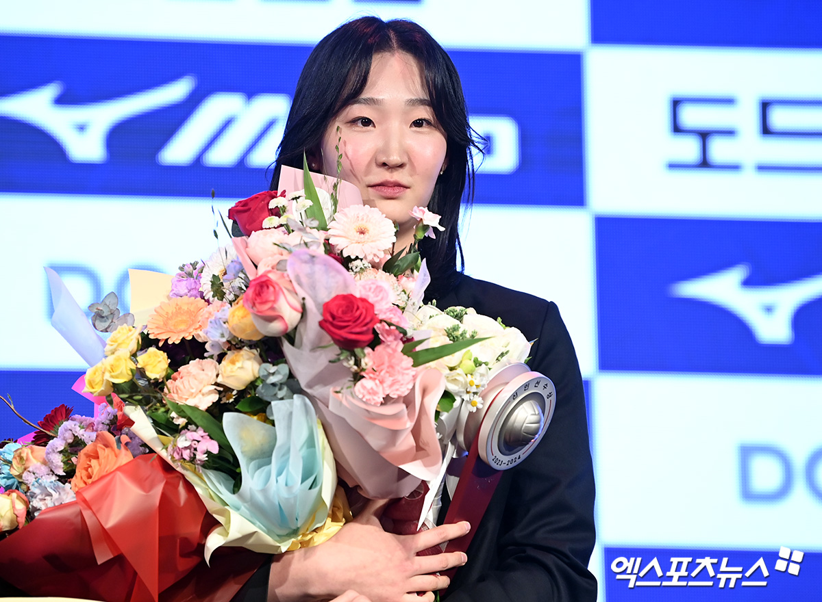 <b>김세빈</b> '<b>신인</b>선수상의 영예'[포토]