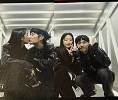 열애설 터질  누구?…뽀뽀 유출→'실제 편지+꽃 선물' [엑's 이슈]