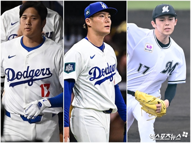 [벳조이]&apos;美 언론도 흥분&apos; 사사키 다저스행…MLB 역사상 가장 위대한 로테이션 나올 수도