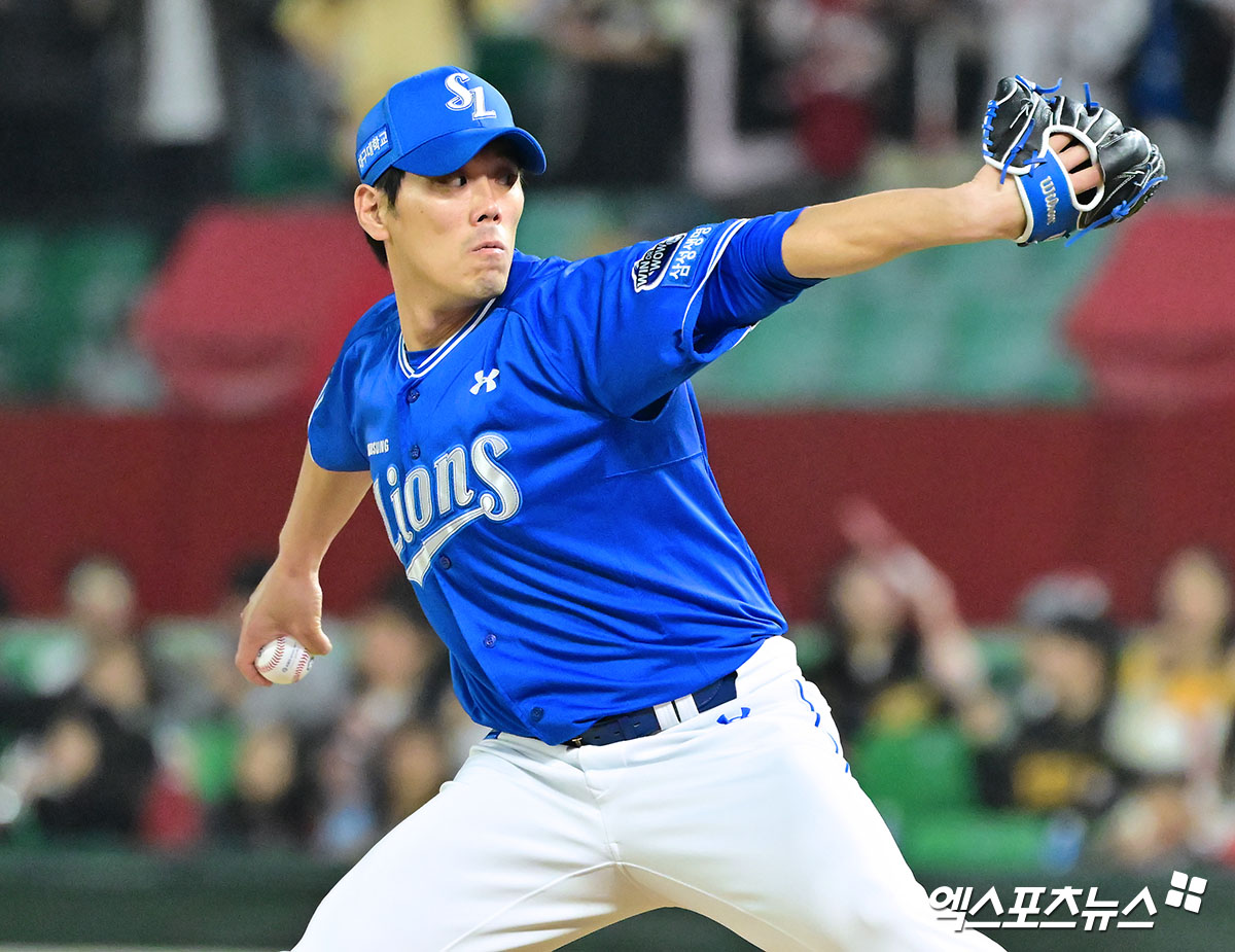 늘 고개 숙였던 김재윤, '2이닝 무실점'→삼성 6연승 '숨은 MVP' 였다 [잠...
