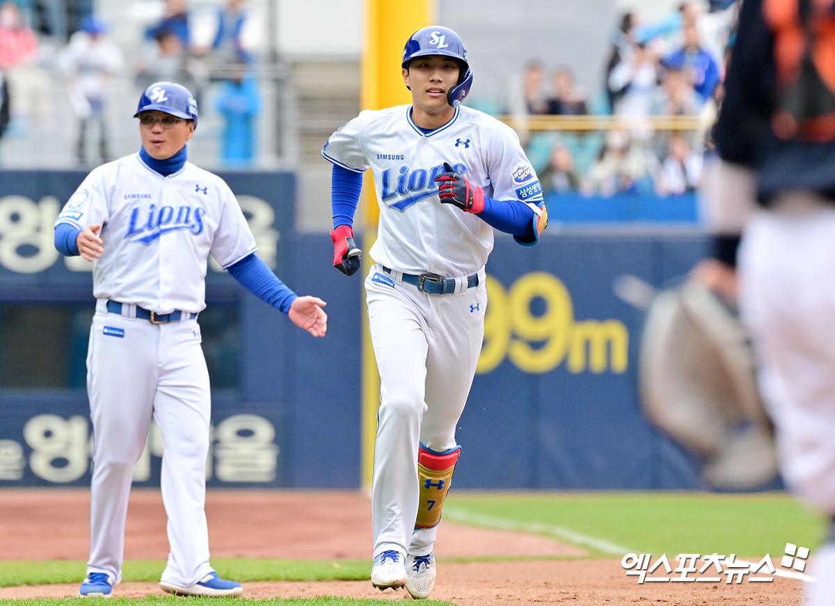 최원태 70억 위력 증명했다! <b>이재현</b> '787일 만에' <b>만루홈런</b> 대폭발!…삼...