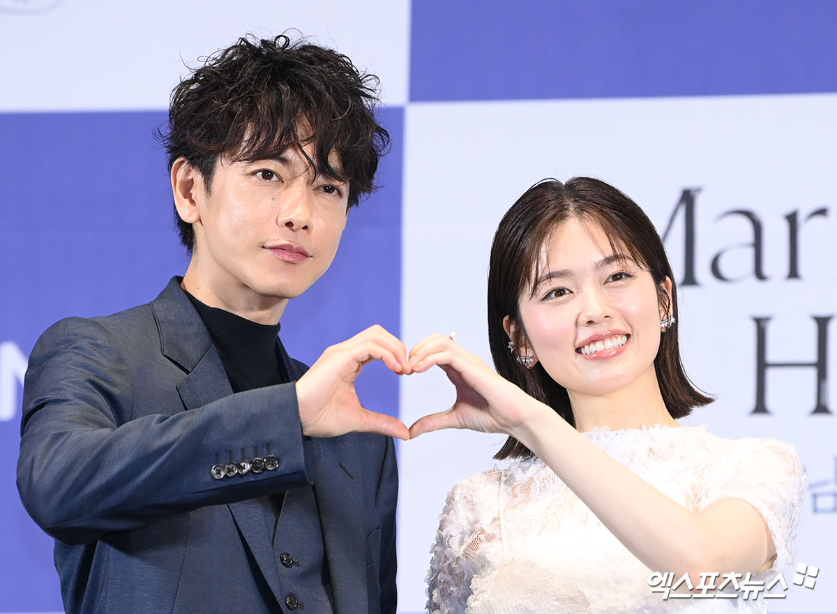 <b>사토 타케루</b>-<b>코시바 후우카</b> '<b>내남결</b> 일본판 주인공'[엑's HD포토]