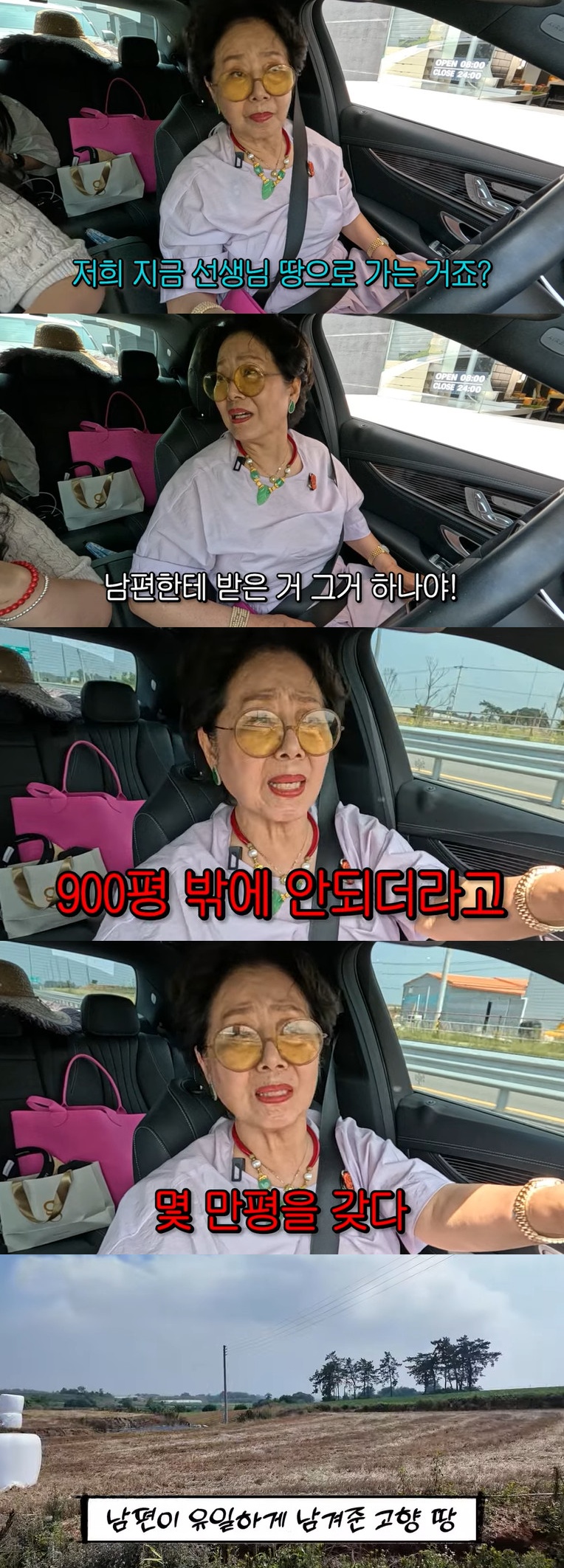 '사별' <b>선우용여</b>, <b>900평 땅</b> 공개…"남편한테 받은 유일한 것" (순풍)