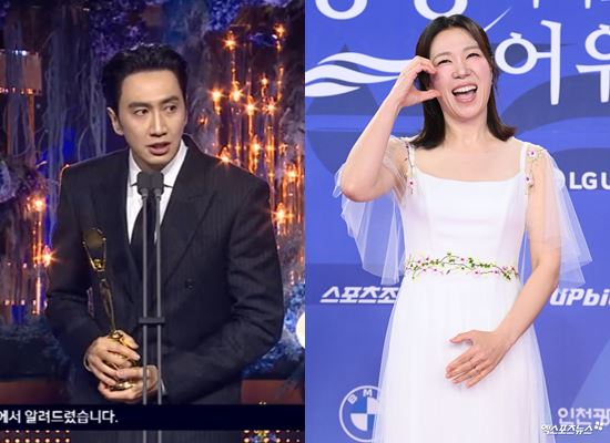 '조연상' <b>이광수</b> "<b>도경수</b>가 나 죽는 꿈 꿨다고…<b>길몽</b>이더라" [청룡시리...