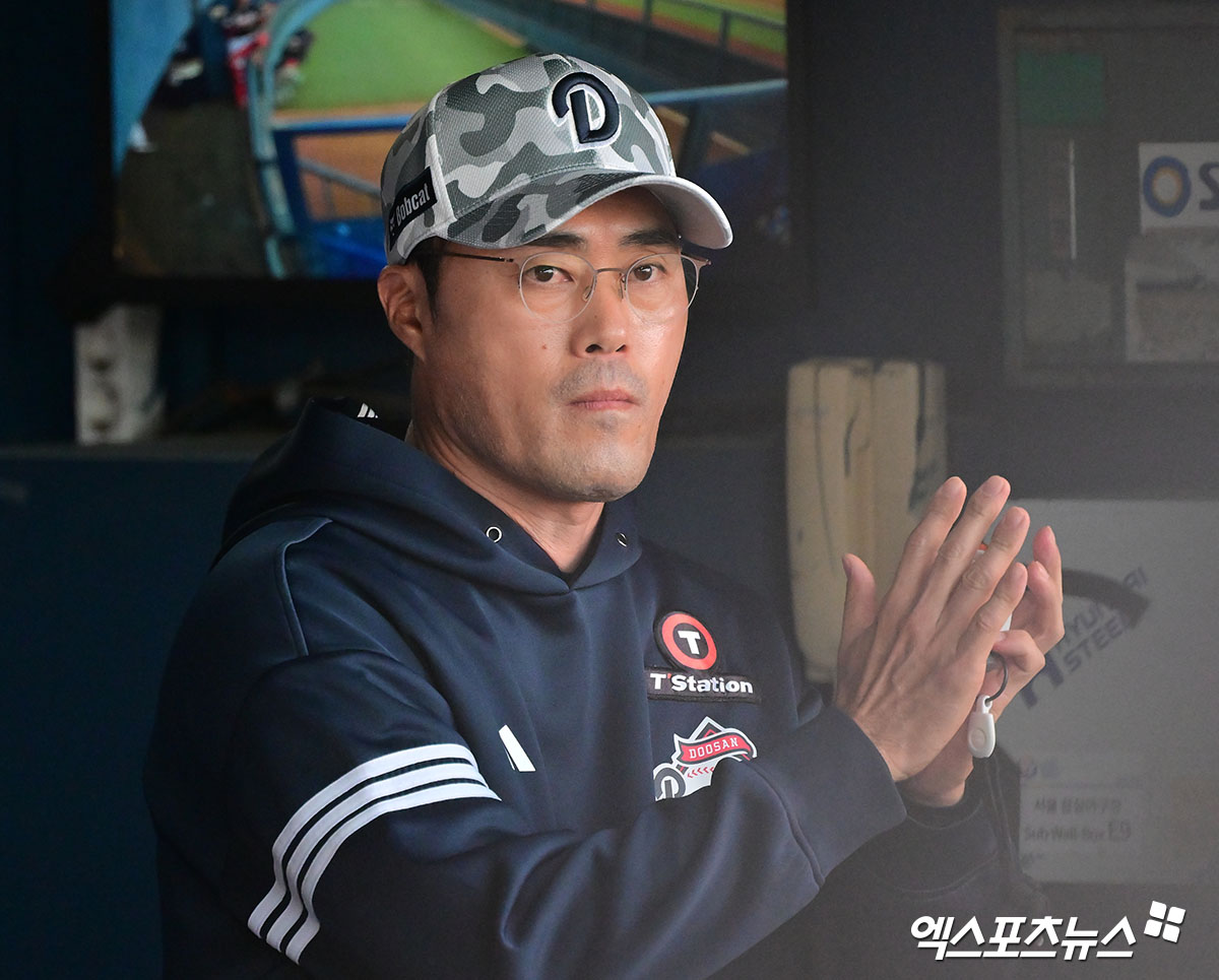 "공은 어차피 내 앞을 지나간다"…12연승 <b>폰세</b> 만나는 <b>두산</b>, 조성환 대행...