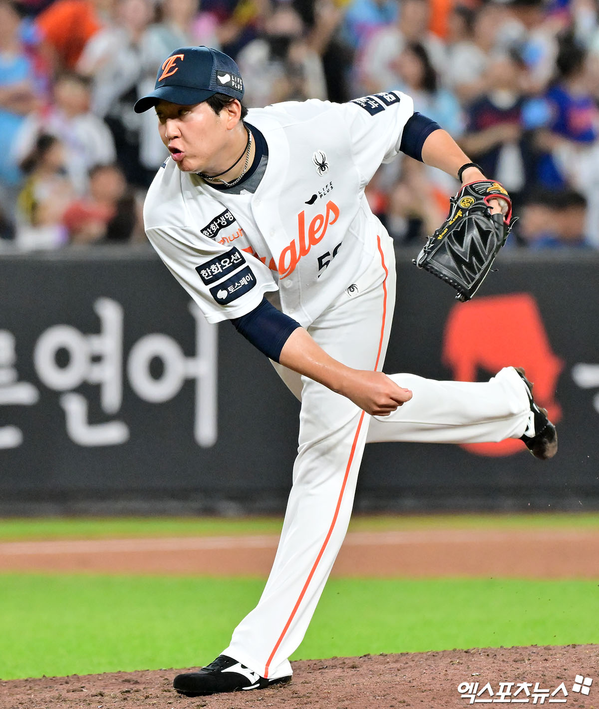 '이글스 오빠' 손아섭, 3타점 대폭발!…와이스 11K 괴력투+<b>한화</b> 3연승 질...