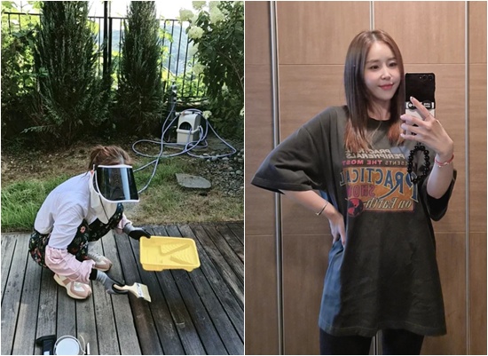 <b>신지</b>, <b>문원</b>과 <b>신혼집</b>=<b>전원주택</b>?…일바지+팔토시하고 '직접 수리' [해...