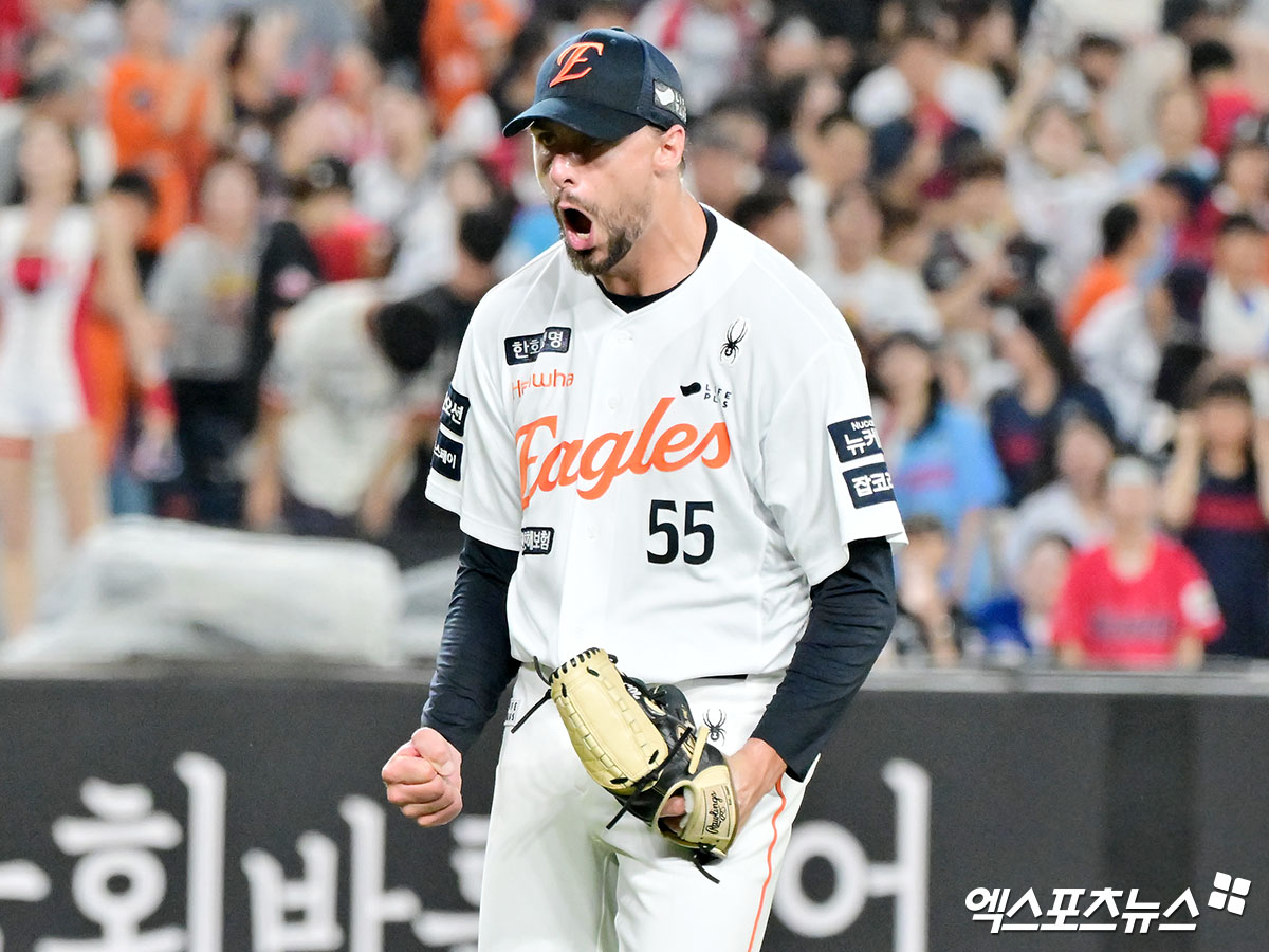 '1위 포기 없다?' <b>한화</b>, 롯데전 '와폰' 승승→키움전 '류문와' 승승승 도...