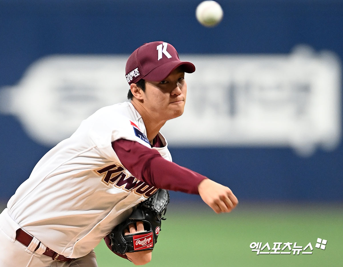 '수술→재활' <b>안우진</b>, 뜻밖의 <b>1군</b> 엔트리 <b>등록</b>…"선수 요청 수용, KBO 규...
