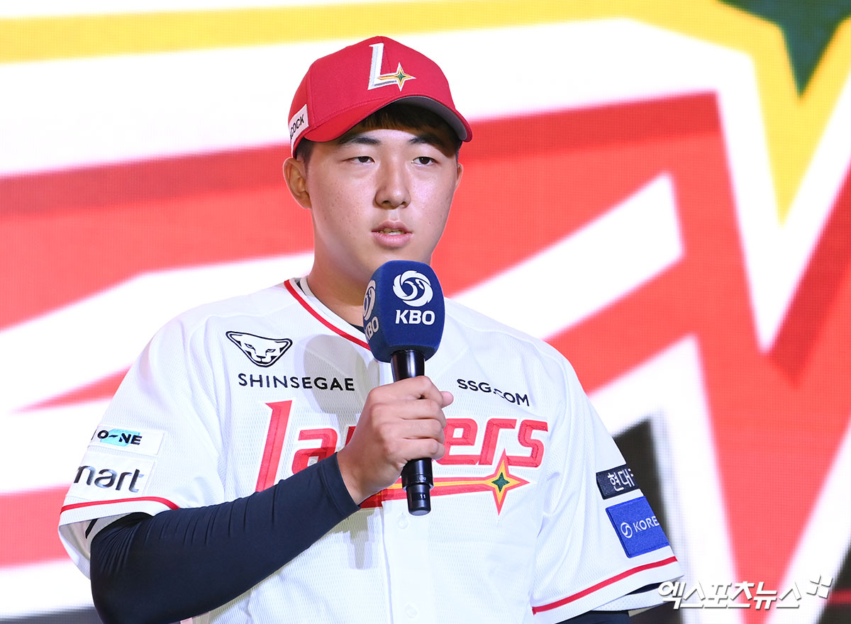 '1R <b>김민준</b> 2억7000만원' <b>SSG</b>, 신인 선수 10명 전원과 <b>계약</b> 완료 [공식발...