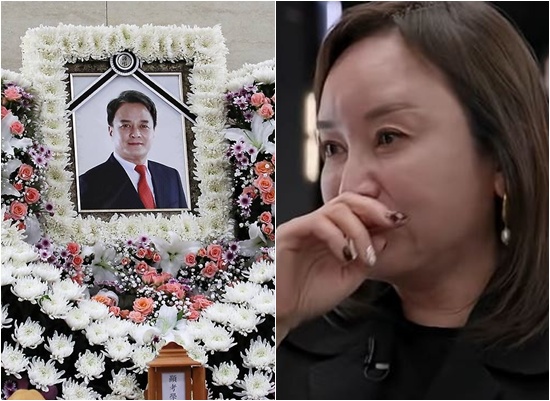 故조민기 아내 '눈물 <b>복귀</b>' 갑론을박…"굳이 왜 <b>방송</b>?"vs"본업 응원" [엑...