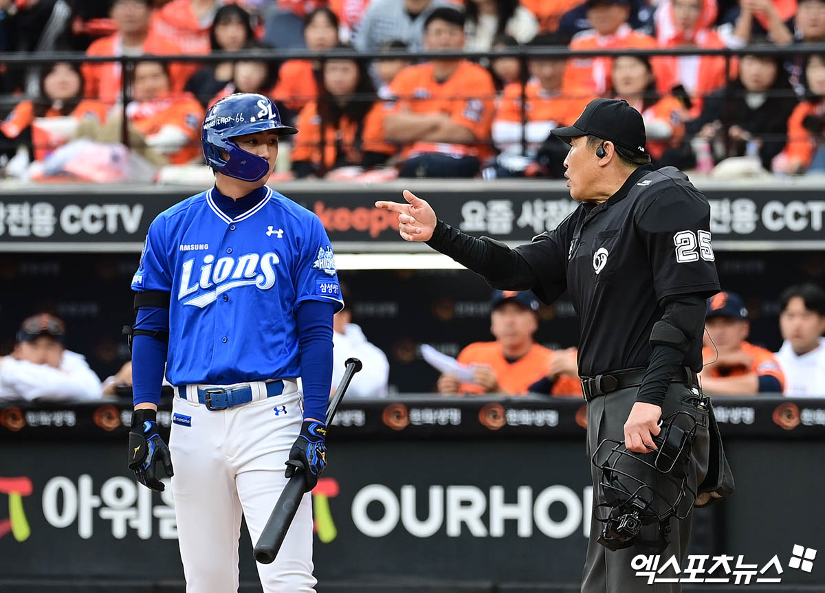 '<b>폰세</b>와 <b>신경전</b>' <b>구자욱</b>, 작심 발언 터트렸다…"규칙 악용이라 느껴, 기...