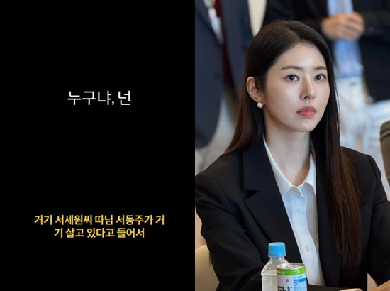 '결혼' <b>서동주</b>, <b>스토킹 피해</b> 어쩌나…"서세원 딸 거기 살죠?" 공포 음성...