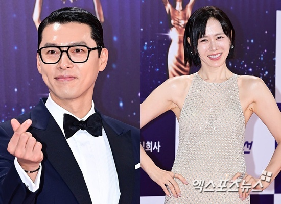 <b>현빈</b><b>손예진</b>, <b>부부</b> 동반 <b>주연상</b> 해냈다! "와이프·김태평 씨 고마워" [...