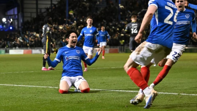 한국인 미쳤다! 14경기 침묵 끝, 양민혁 후반 53분 극장골→포츠머스 강등권 탈출 신호탄 쐈다…BBC도 MVP 선정 "광란의 도가니 만들다"