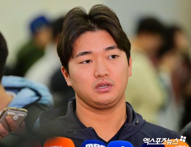 고우석 "괴롭고 힘들지만은 않았다…WBC 전까지 제대로 몸 상태 만들고파" [인천공항 인터뷰]